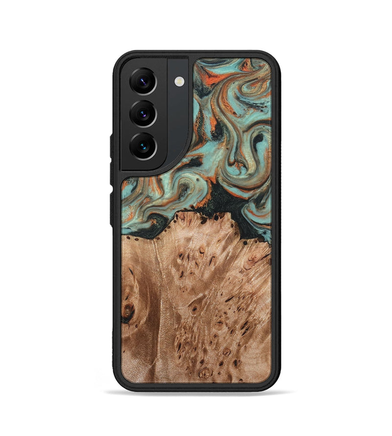 Galaxy S22 Wood Phone Case - Deborah (Green, 827940)