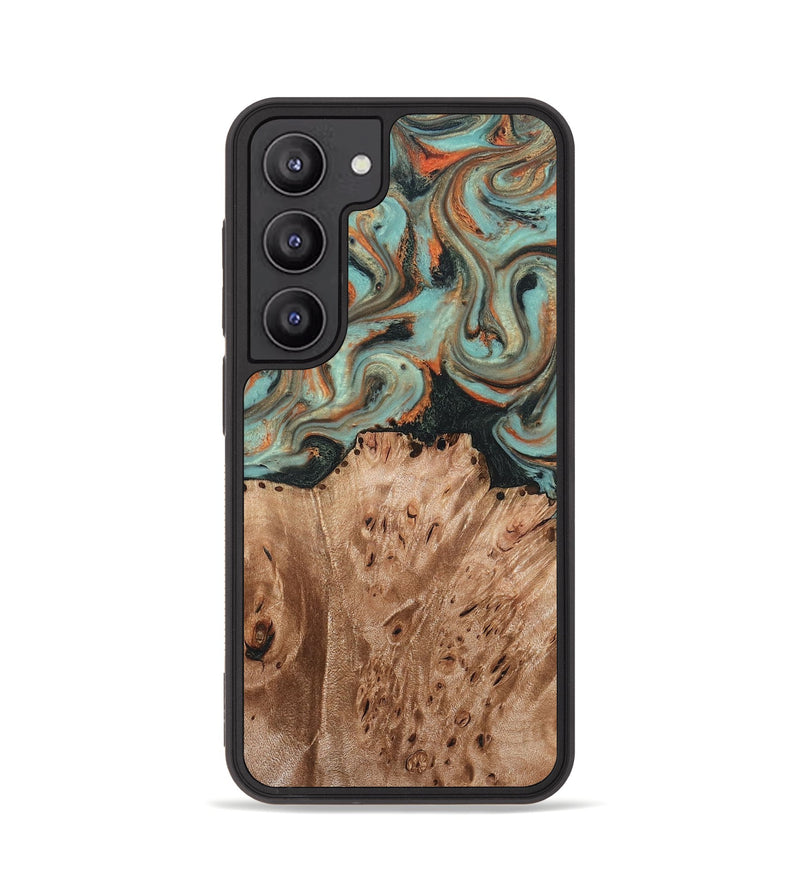 Galaxy S23 Wood Phone Case - Deborah (Green, 827940)