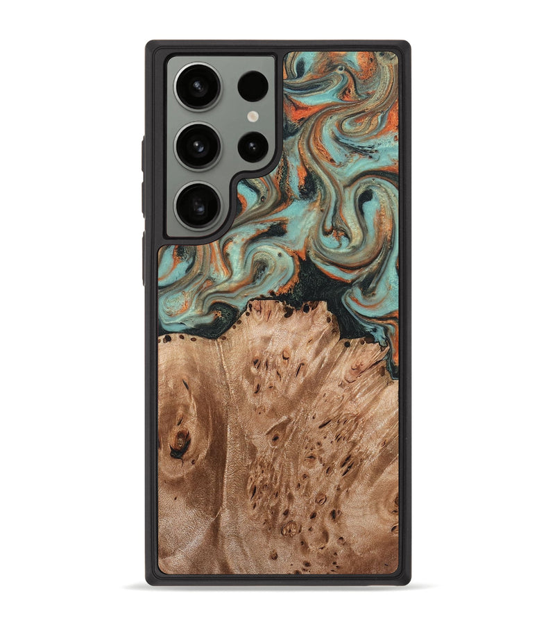 Galaxy S23 Ultra Wood Phone Case - Deborah (Green, 827940)