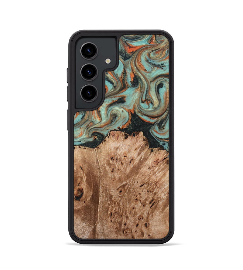 Galaxy S24 Wood Phone Case - Deborah (Green, 827940)