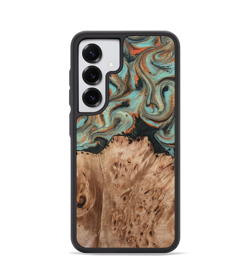 Galaxy S25 Wood Phone Case - Deborah (Green, 827940)