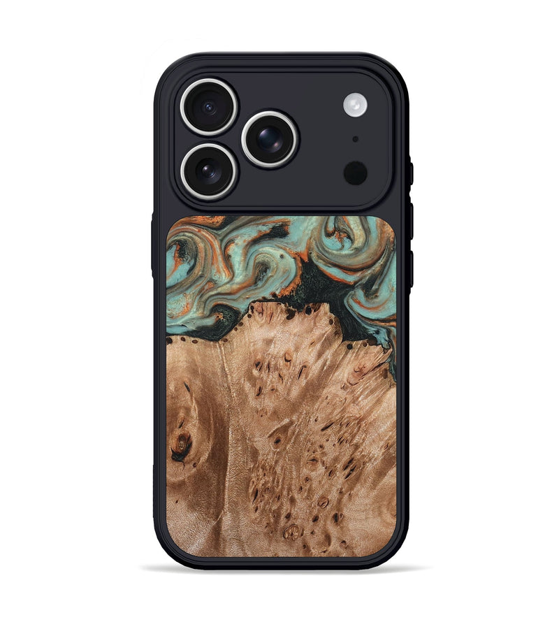 iPhone 17 Pro Wood Phone Case - Deborah (Green, 827940)