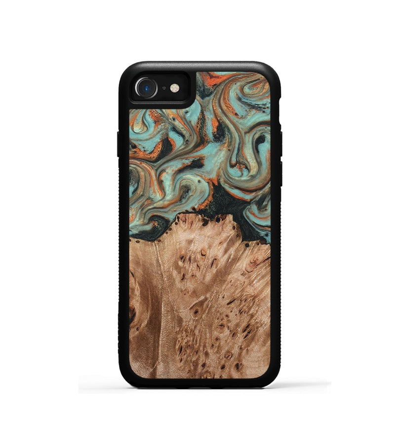 iPhone SE Wood Phone Case - Deborah (Green, 827940)