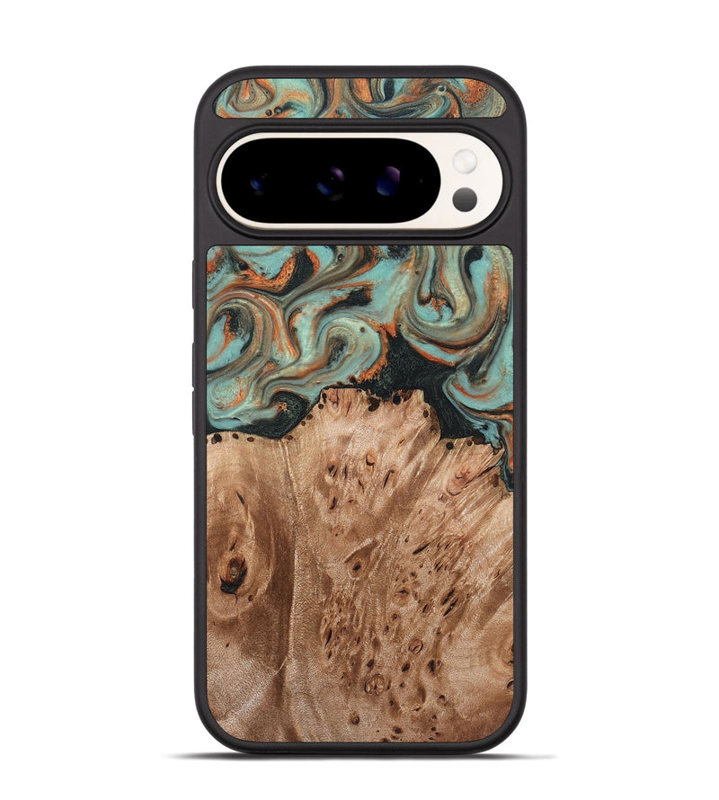 Pixel 9 Pro Wood Phone Case - Deborah (Green, 827940)