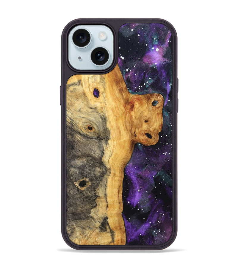 iPhone 15 Plus Wood Phone Case - Roman (Cosmos, 827952)