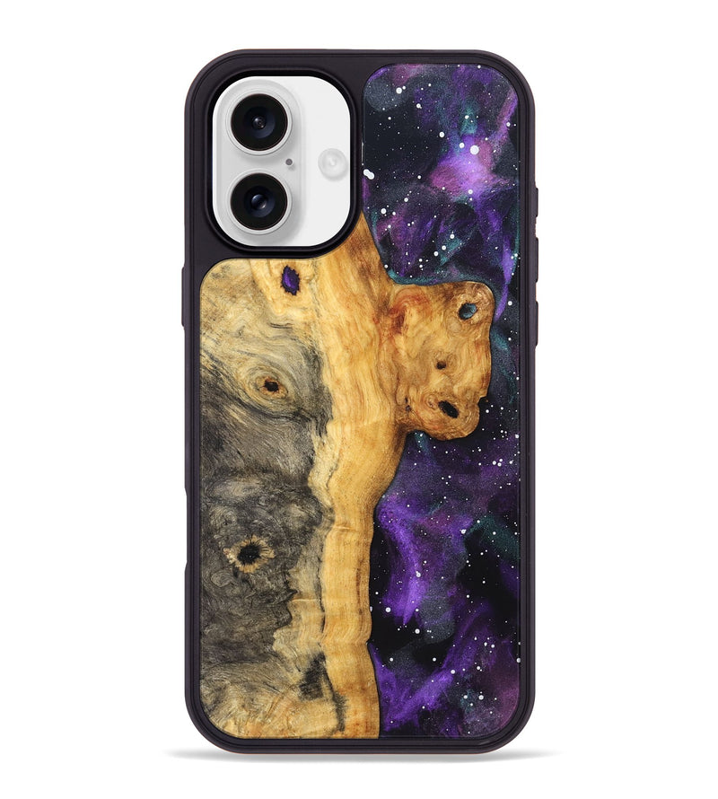 iPhone 16 Plus Wood Phone Case - Roman (Cosmos, 827952)