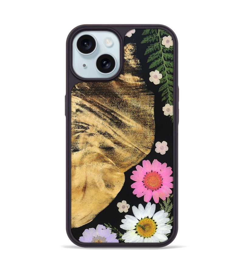 iPhone 15 Wood Phone Case - Flynn (Bloom, 827971)