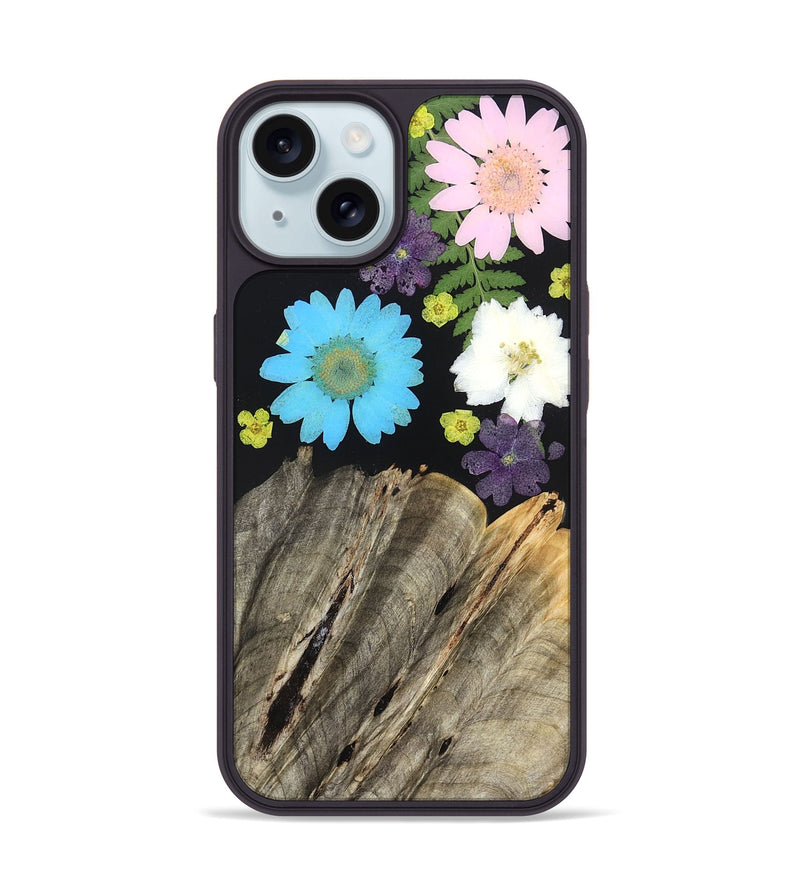 iPhone 15 Wood Phone Case - Earle (Bloom, 827972)