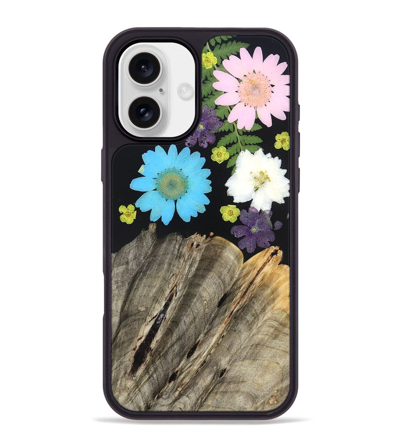 iPhone 16 Plus Wood Phone Case - Earle (Bloom, 827972)
