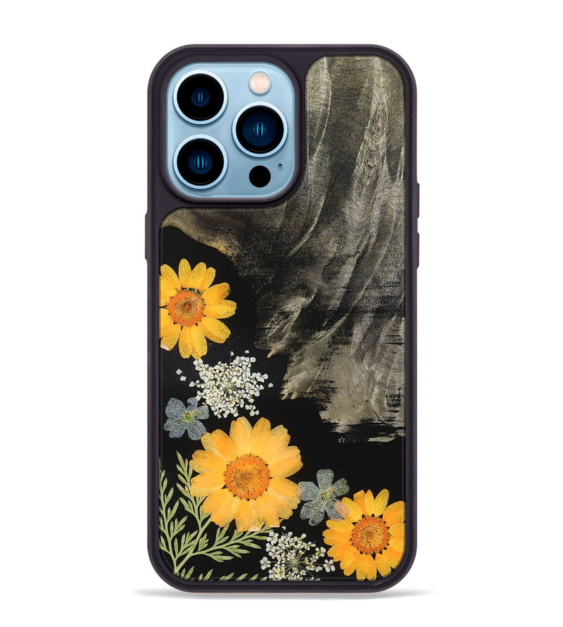 iPhone 14 Pro Max Wood Phone Case - Todd (Bloom, 827975)
