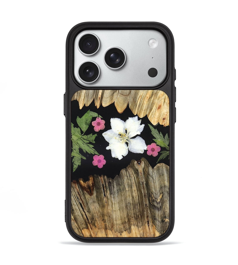 iPhone 18 Pro Wood Phone Case - Mathias (Bloom, 827976)