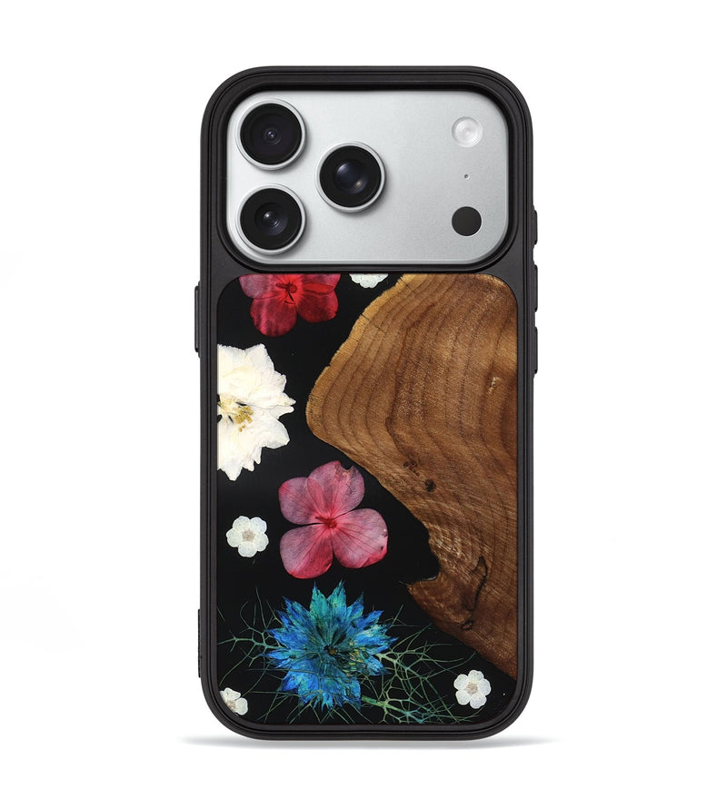 iPhone 18 Pro Wood Phone Case - Hulda (Bloom, 827991)
