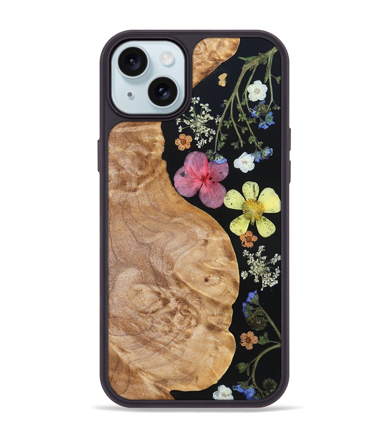 iPhone 15 Plus Wood Phone Case - Alaina (Bloom, 828004)