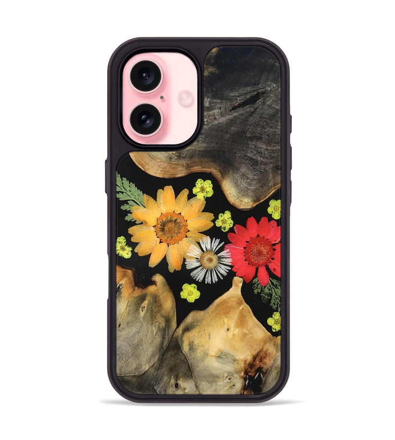 iPhone 16 Wood Phone Case - Cicero (Bloom, 828013)