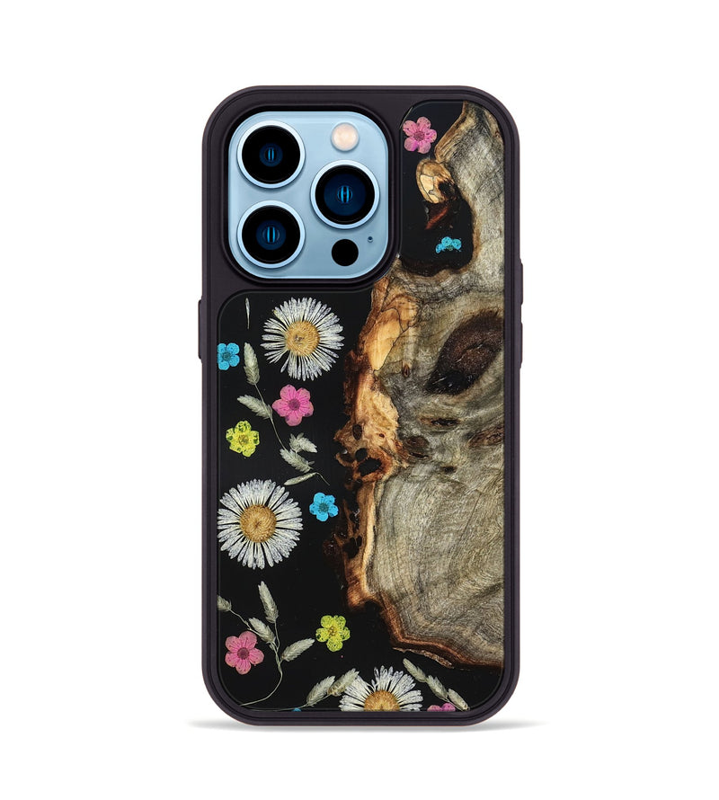 iPhone 14 Pro Wood Phone Case - Natalie (Bloom, 828030)