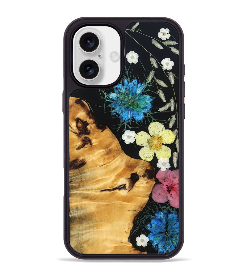 iPhone 16 Plus Wood Phone Case - Deon (Bloom, 828031)