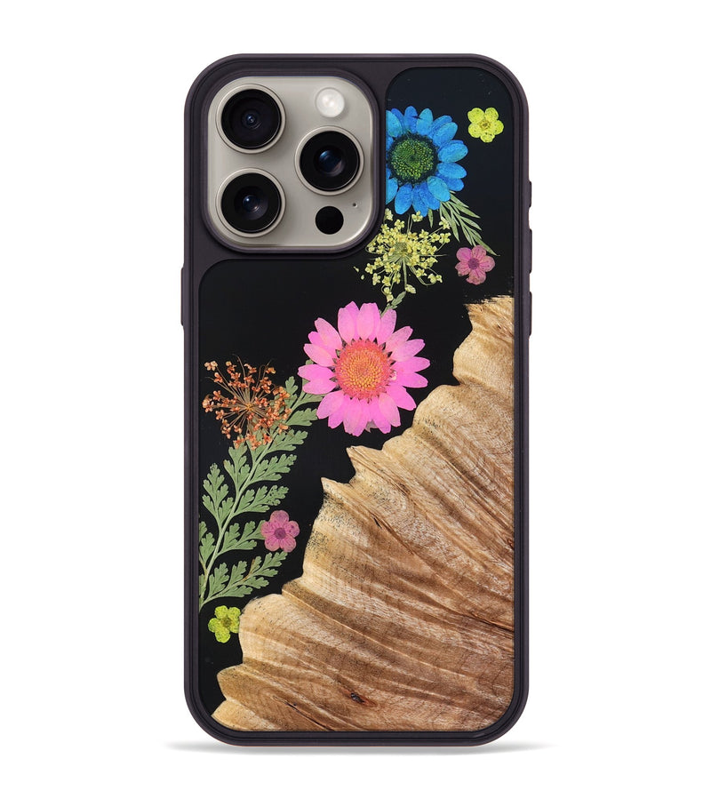 iPhone 15 Pro Max Wood Phone Case - Esteban (Bloom, 828035)