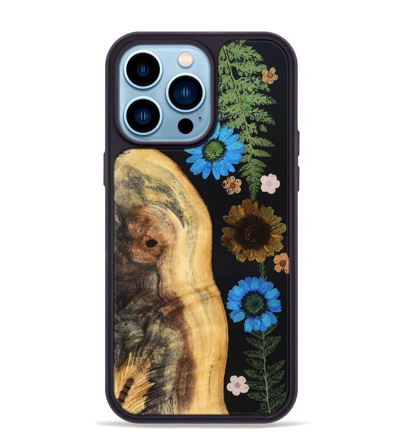 iPhone 14 Pro Max Wood Phone Case - Francis (Bloom, 828037)