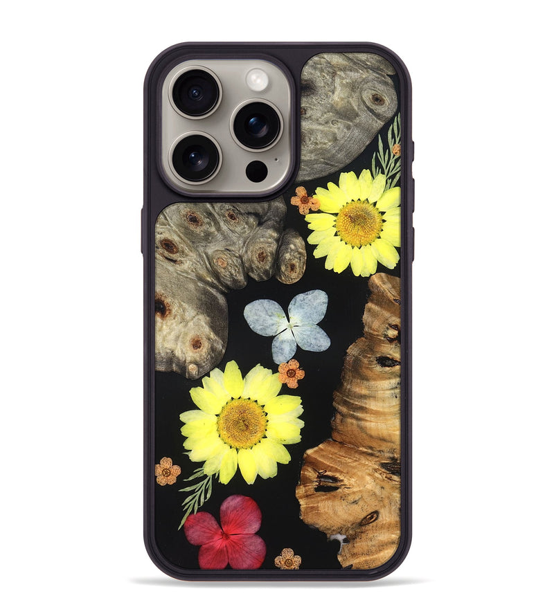 iPhone 15 Pro Max Wood Phone Case - Edwin (Bloom, 828044)