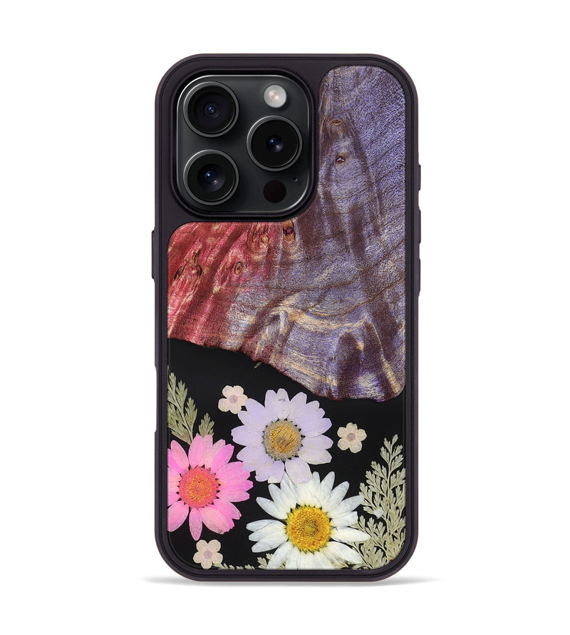 iPhone 16 Pro Wood Phone Case - Daja (Bloom, 828068)
