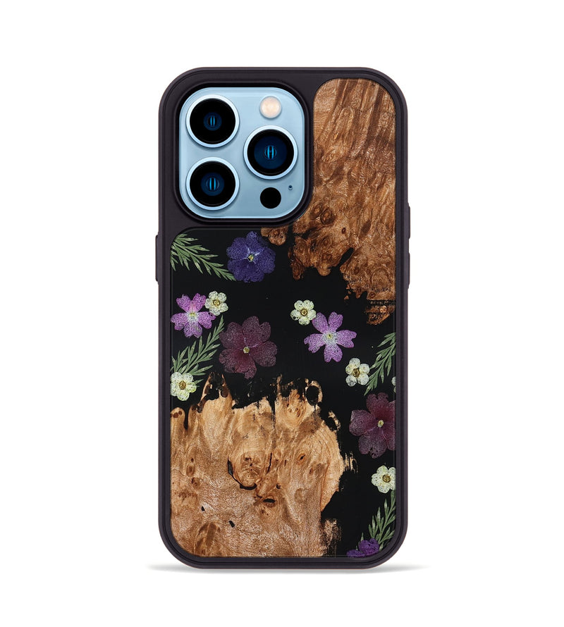 iPhone 14 Pro Wood Phone Case - Kay (Bloom, 828082)