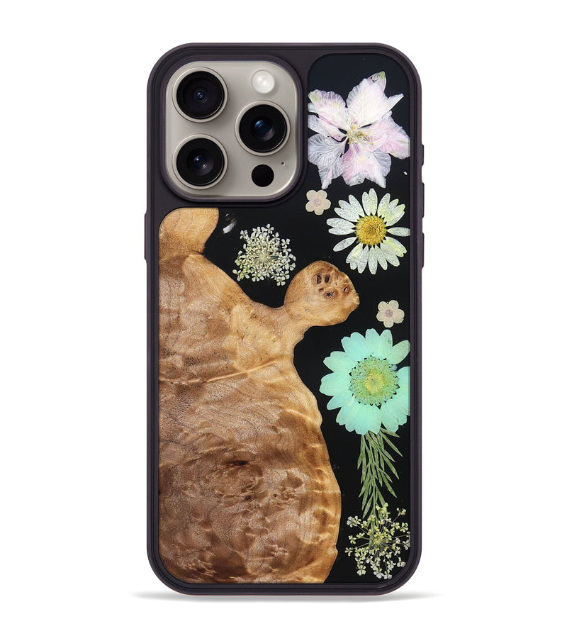 iPhone 15 Pro Max Wood Phone Case - Elda (Bloom, 828087)