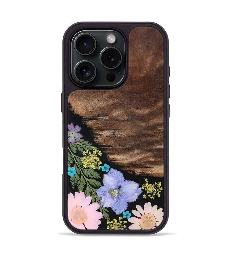 iPhone 16 Pro Wood Phone Case - Nola (Bloom, 828092)