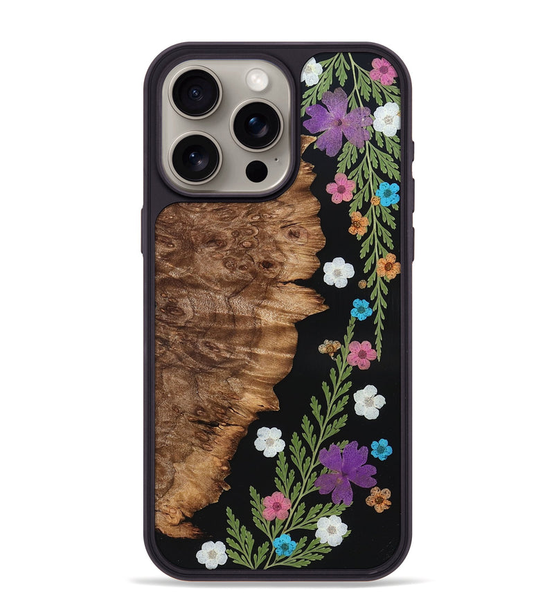 iPhone 15 Pro Max Wood Phone Case - Carley (Bloom, 828095)