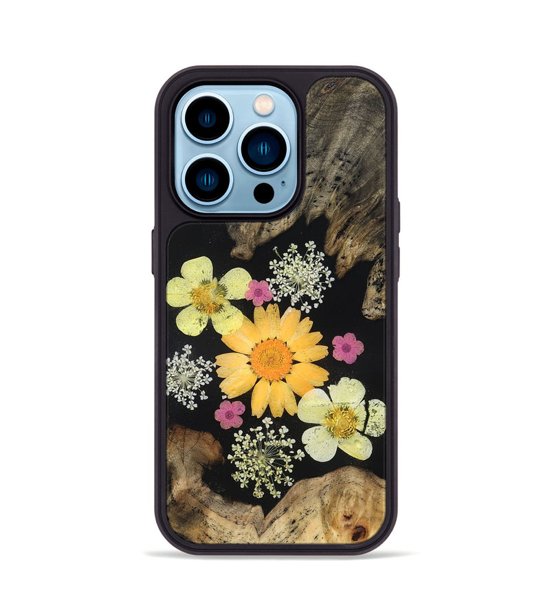 iPhone 14 Pro Wood Phone Case - Kylan (Bloom, 828100)