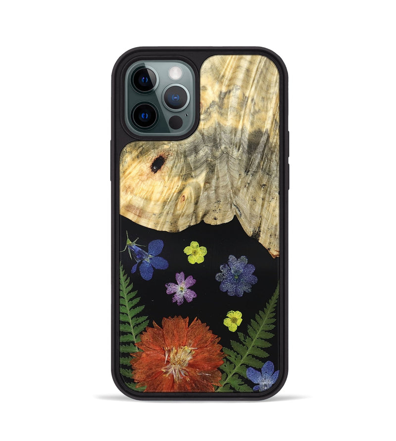 iPhone 12 Pro Wood Phone Case - Hellen (Bloom, 828101)