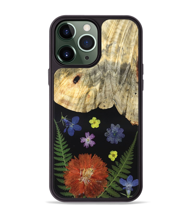 iPhone 13 Pro Max Wood Phone Case - Hellen (Bloom, 828101)