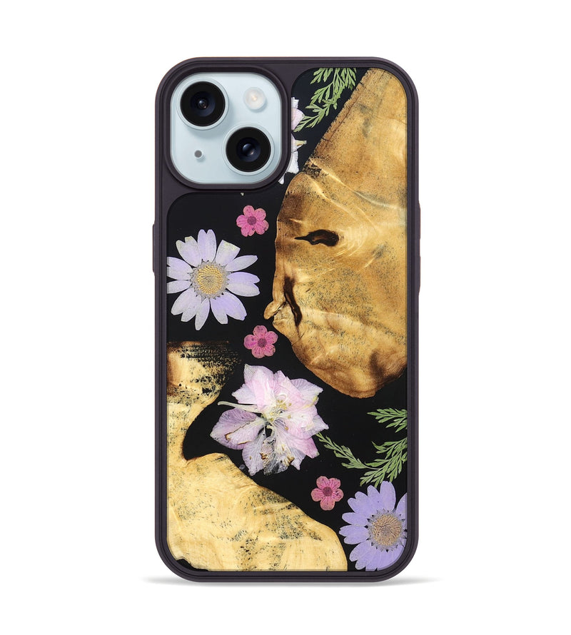 iPhone 15 Wood Phone Case - Gianni (Bloom, 828124)