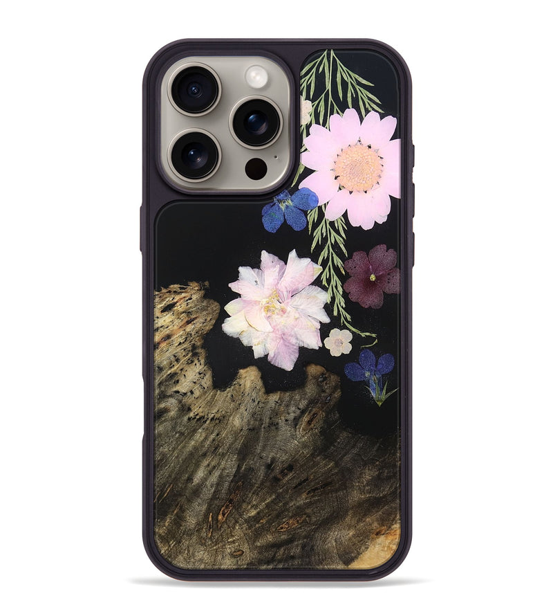 iPhone 16 Pro Max Wood Phone Case - Garland (Bloom, 828130)