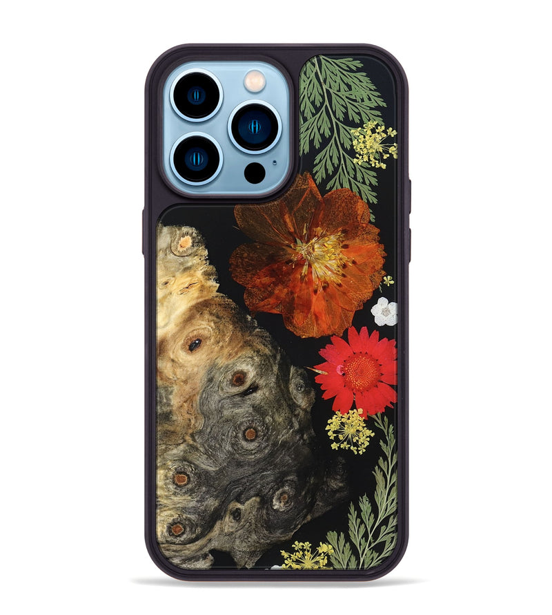 iPhone 14 Pro Max Wood Phone Case - Bryanna (Bloom, 828132)