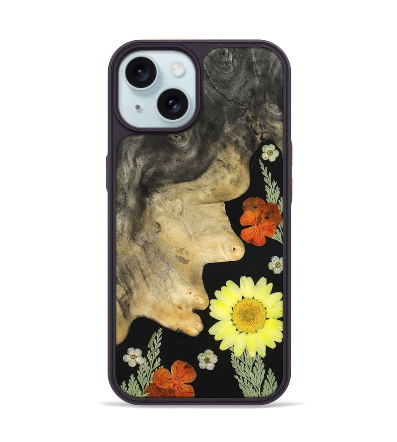 iPhone 15 Wood Phone Case - Mitch (Bloom, 828135)