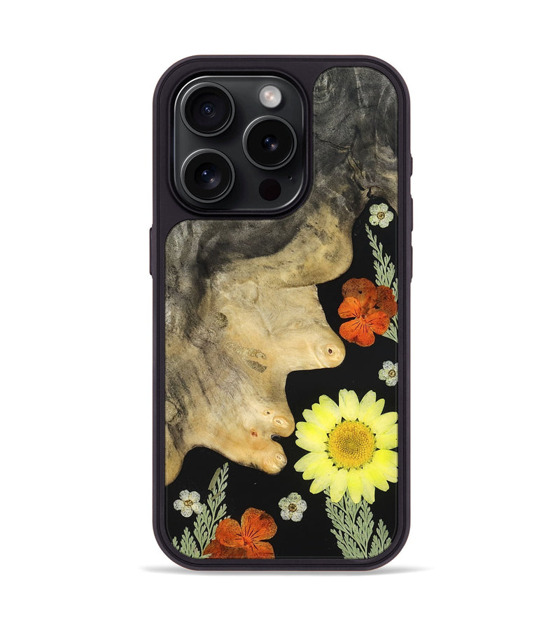iPhone 15 Pro Wood Phone Case - Mitch (Bloom, 828135)