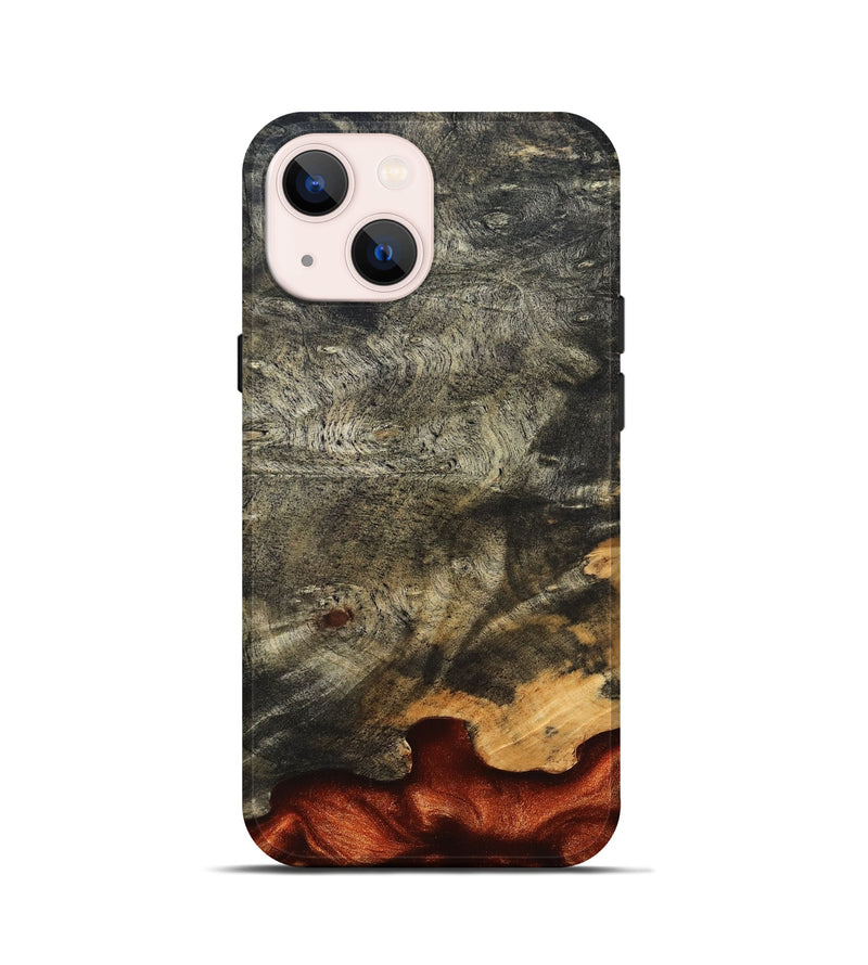 iPhone 13 mini Wood Live Edge Phone Case - Tanika (Solid Wood, 828153)