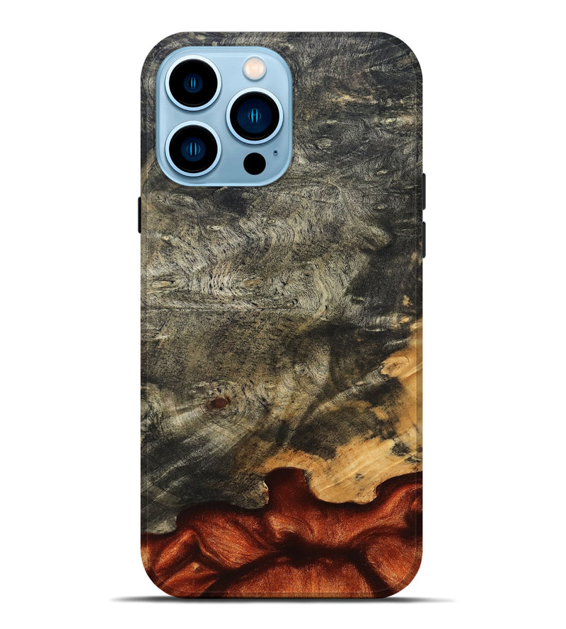 iPhone 14 Pro Max Wood Live Edge Phone Case - Tanika (Solid Wood, 828153)
