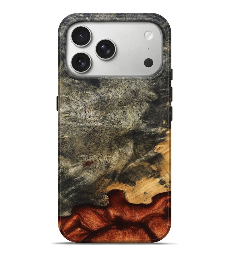 iPhone 17 Pro Max Wood Live Edge Phone Case - Tanika (Solid Wood, 828153)