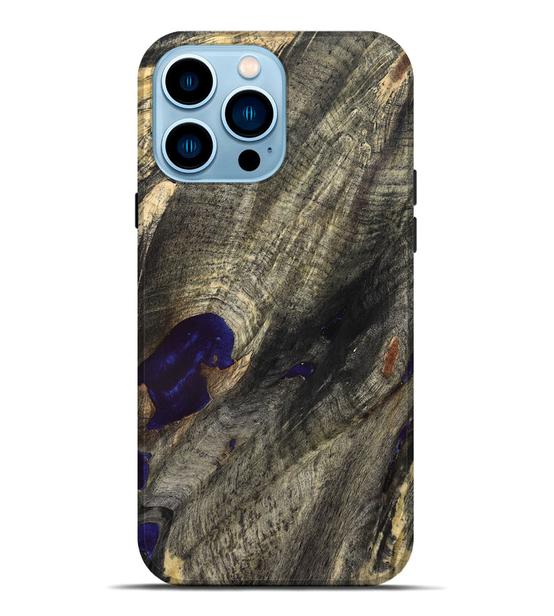 iPhone 14 Pro Max Wood Live Edge Phone Case - Suellen (Solid Wood, 828160)