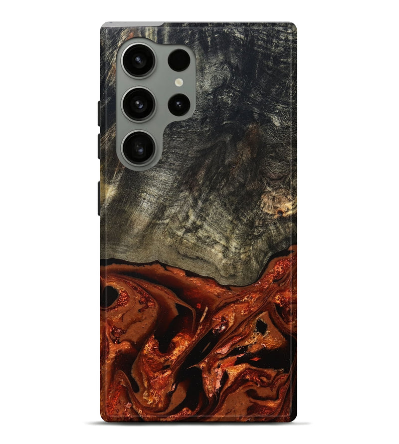 Galaxy S24 Ultra Wood Live Edge Phone Case - Shelton (Red, 828163)