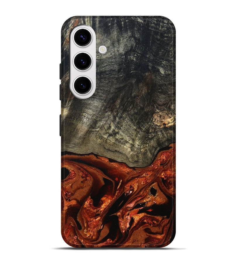 Galaxy S25 Plus Wood Live Edge Phone Case - Shelton (Red, 828163)