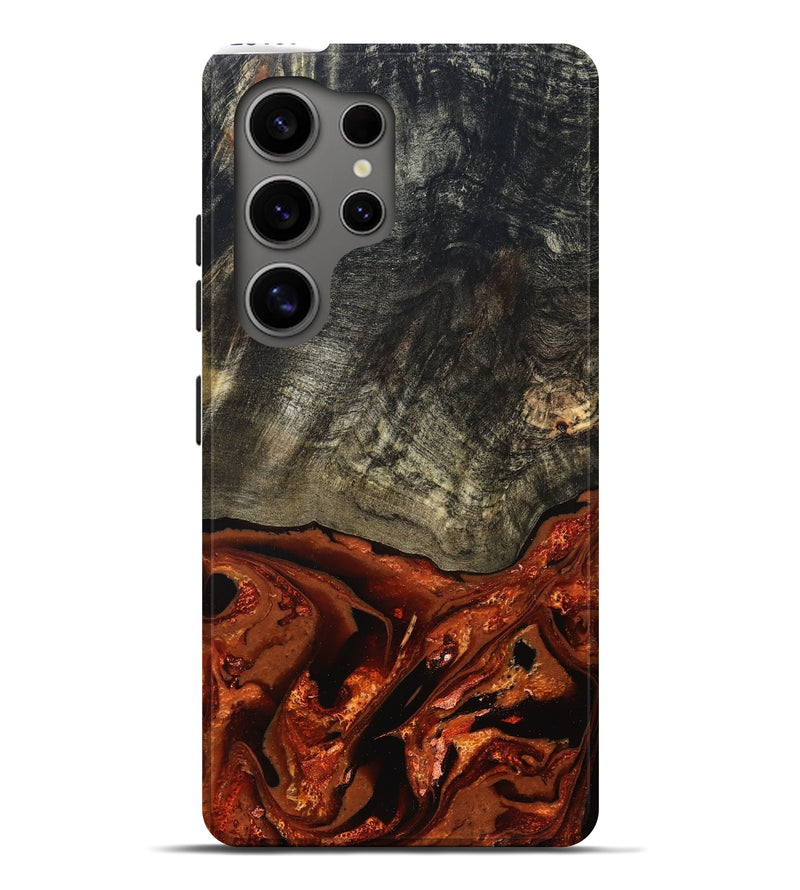 Galaxy S25 Ultra Wood Live Edge Phone Case - Shelton (Red, 828163)