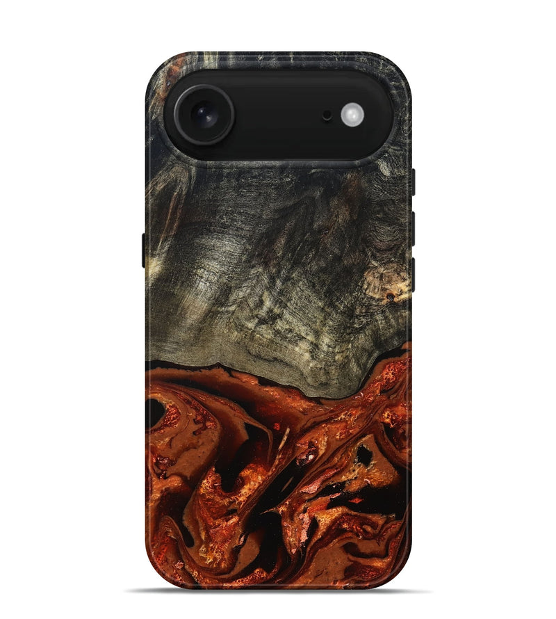 iPhone 17 Air Wood Live Edge Phone Case - Shelton (Red, 828163)