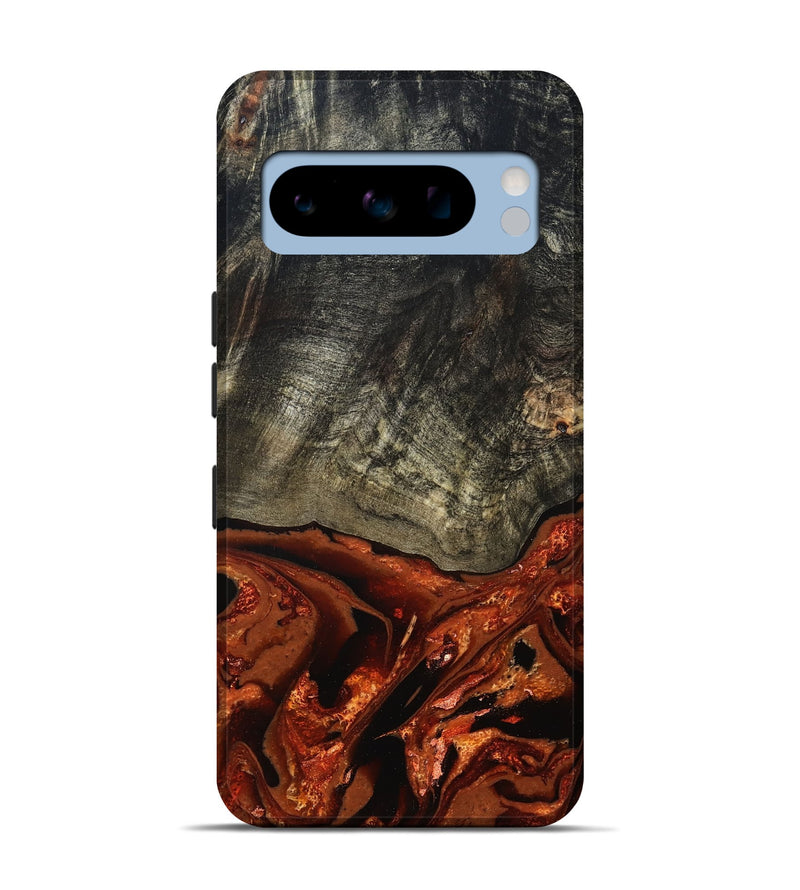 Pixel 8 Pro Wood Live Edge Phone Case - Shelton (Red, 828163)