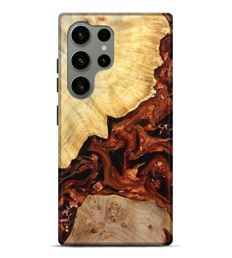 Galaxy S24 Ultra Wood Live Edge Phone Case - Webster (Red, 828175)
