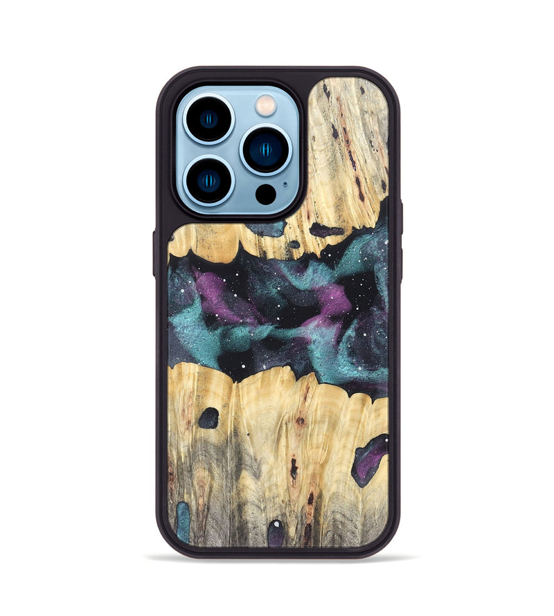 iPhone 14 Pro Wood Phone Case - Seven (Cosmos, 828206)