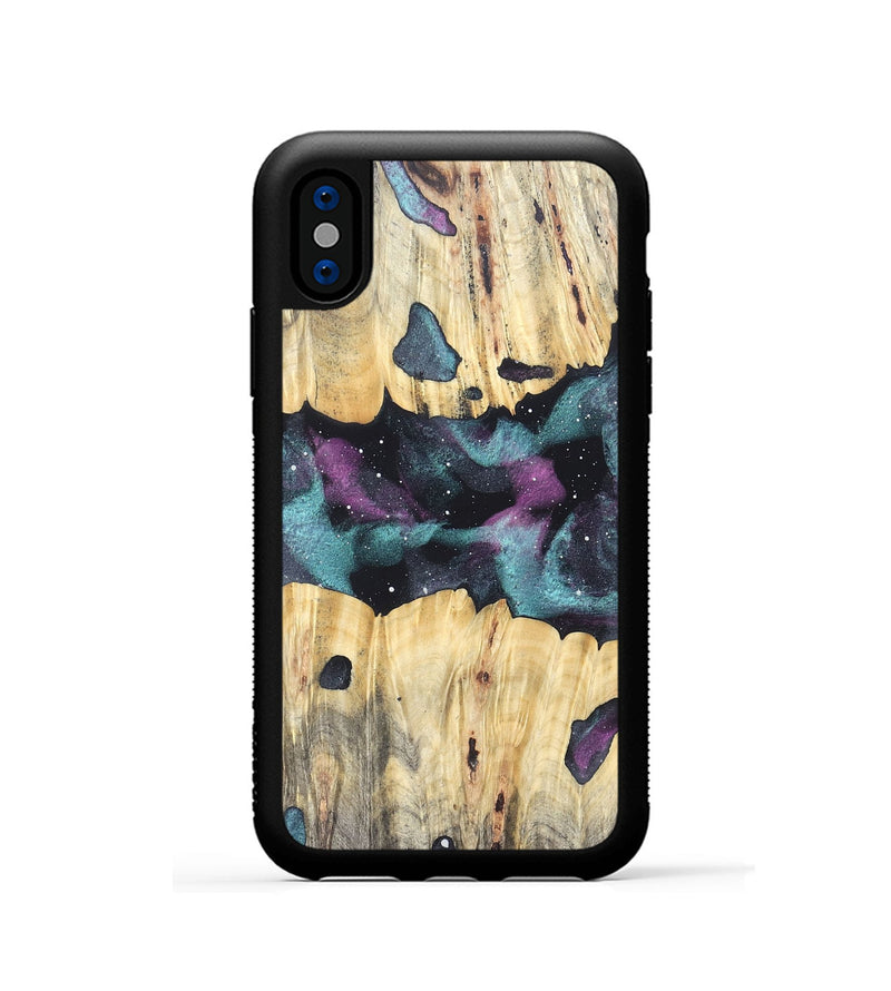 iPhone Xs Wood Phone Case - Seven (Cosmos, 828206)