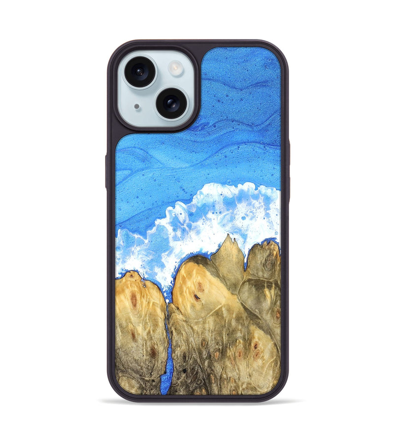 iPhone 15 Wood Phone Case - Stephon (Coastal, 828236)
