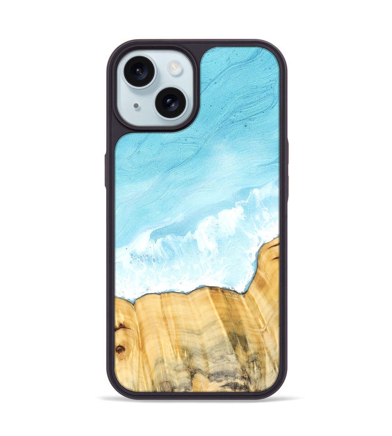 iPhone 15 Wood Phone Case - Alene (Coastal, 828250)